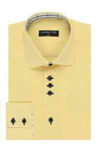 MASUTTO YELOOW TLV/08 BUTTON DOWN SHIRT