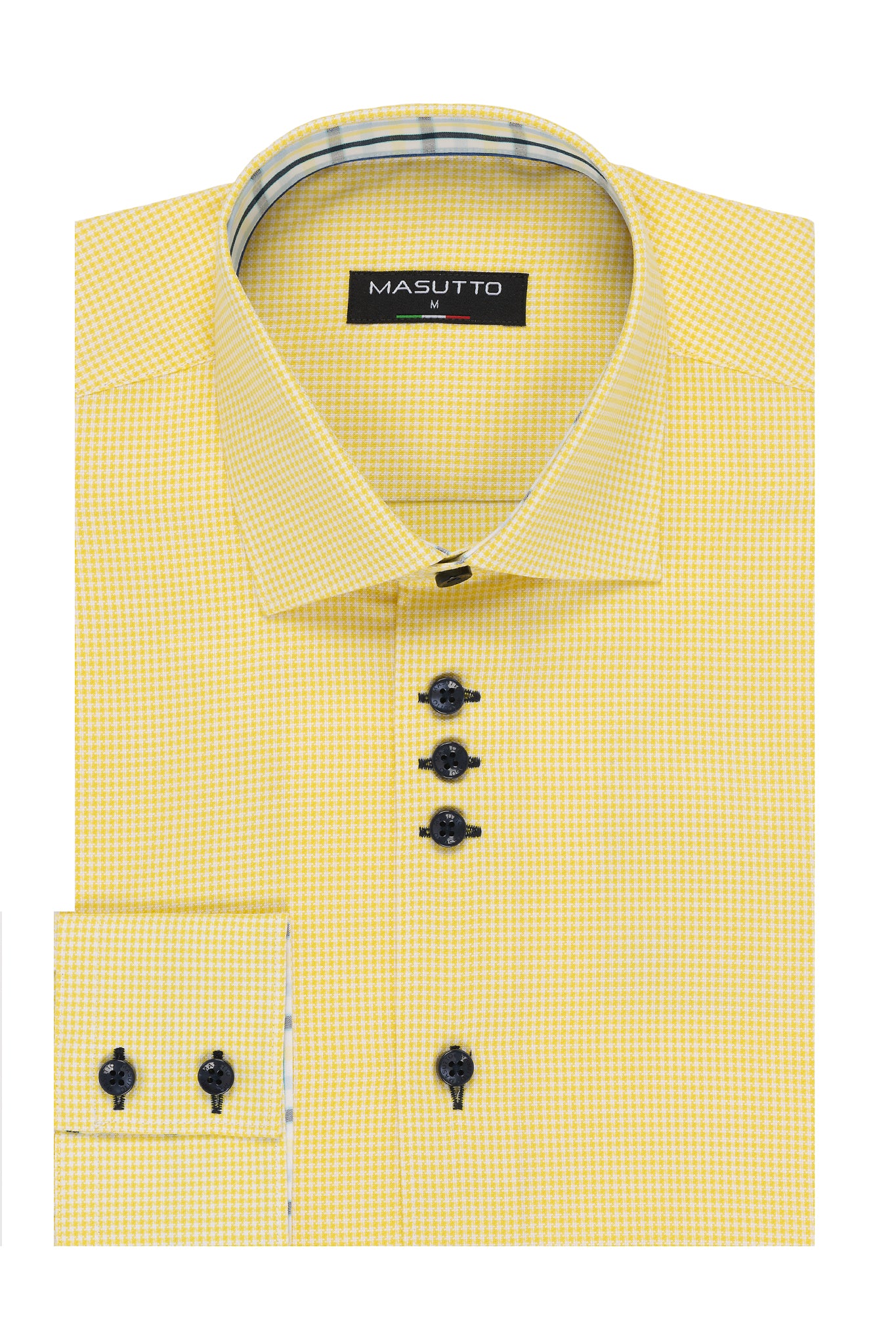 MASUTTO YELOOW TLV/08 BUTTON DOWN SHIRT