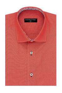 MASUTTO VENICE/89 SHORT SLEEVE BUTTON DOWN SHIRT