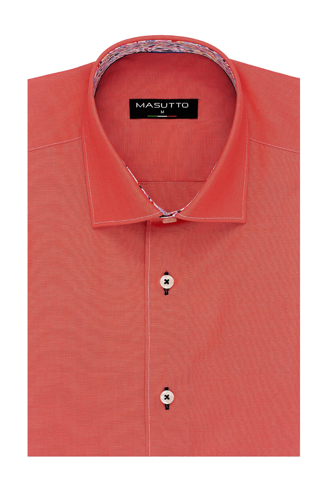 MASUTTO VENICE/89 SHORT SLEEVE BUTTON DOWN SHIRT
