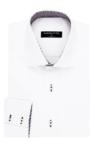 MASUTTO WEST/05 LONG SLEEVE BUTTON DOWN SHIRT
