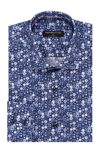 MASUTTO XAVI/92 LONG SLEEVE BUTTON DOWN SHIRT